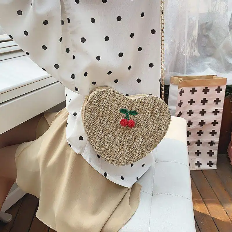 Женская сумка мессенджер Бамбуковая дикие сумки мессенджеры пляжная на цепочке