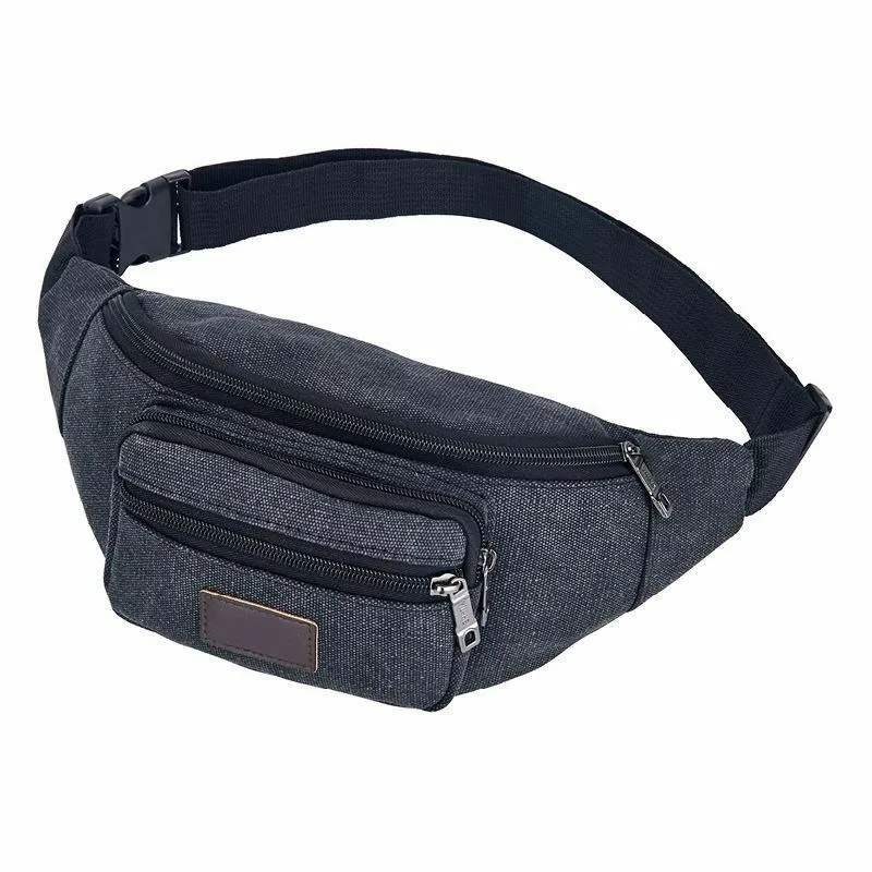 Fashion Men's Belt Bag Fanny Pack Canvas Shoulder Sports Travel Wallet Package Hip Waist Much Hot Purse Heuptas | Багаж и сумки