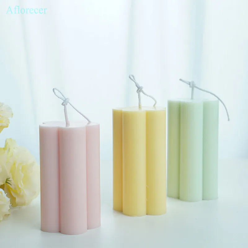 Flower shape Acrylic Candle Mold DIY Handmade Making Soap Mould Craft Decor Tool | Дом и сад