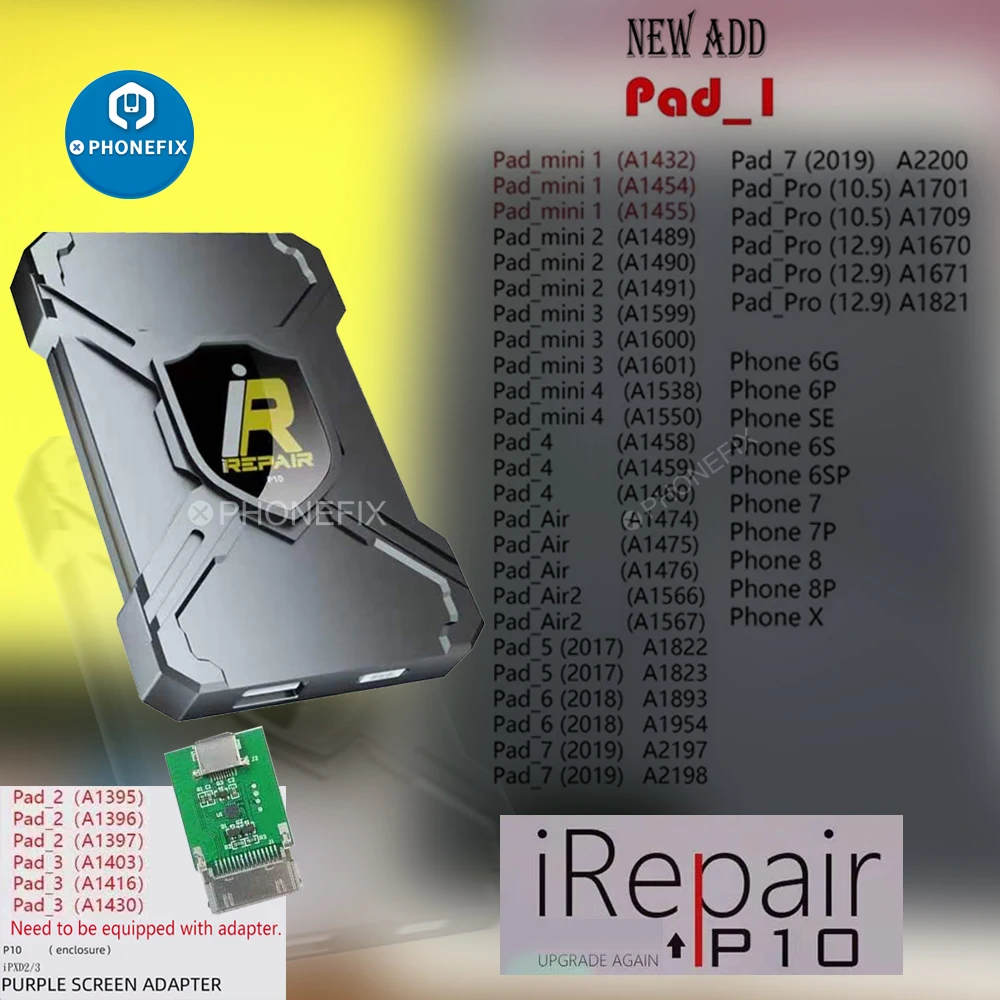 Коробка IRepair P10 /iBox программатор для iPad и iPhone 6 7 8 X без разборки требуемый жесткий