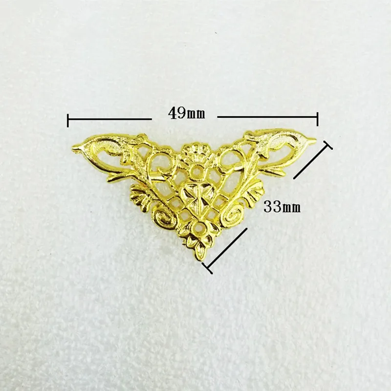 4 шт. деревянная коробка из цинкового сплава Coners защита для вина украшение