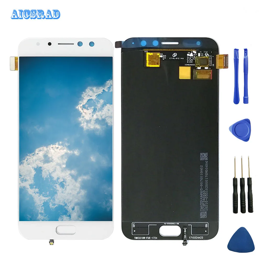 Стеклянная панель дигитайзера AICSRAD Для zenfone 4 selfie pro ZD552KL ЖК дисплей + сенсорный