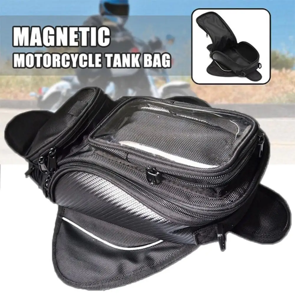 

Водонепроницаемая сумка для мотора, черная сумка для масла и топлива, сумка на магните, Наплечная Сумка для мотоцикла, сумка для езды на откр...