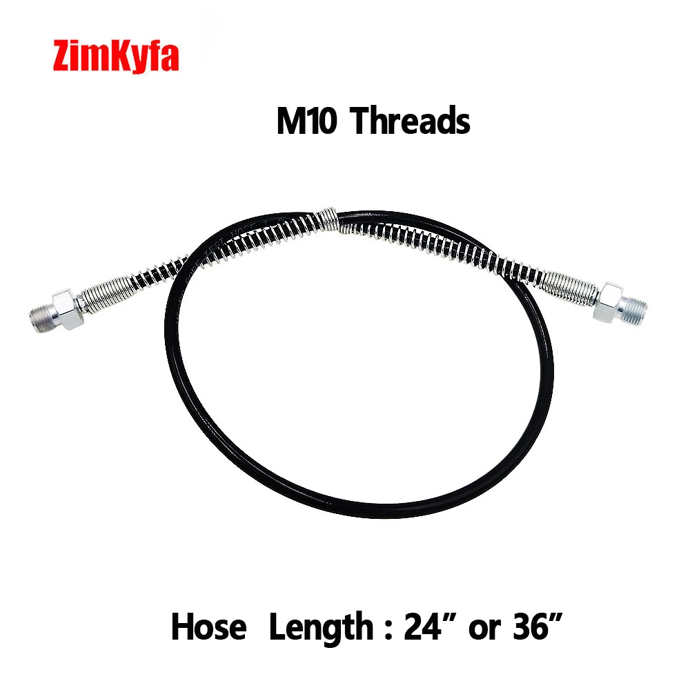 

Paintball PCP Micro Bore Hose In-Flight Refueling Remote Fill Whip M10 for Charging Adapter W.P 630bar