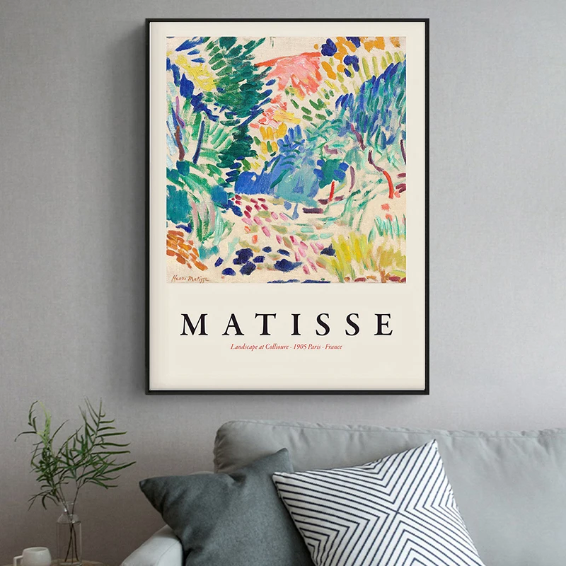 

Vintage Poster Henry Matisse Sea Prints Abstract Landscape Wall Art Retro Canvas Painting Pictures Living Room Home Decoration