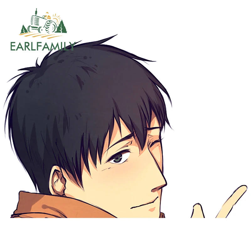 

Виниловая наклейка EARLFAMILY, 13 см х 9,7 см, для защиты от атаки титанов, для серфинга, мотоцикла, окклюзии, царапин, окна, наклейка на багажник