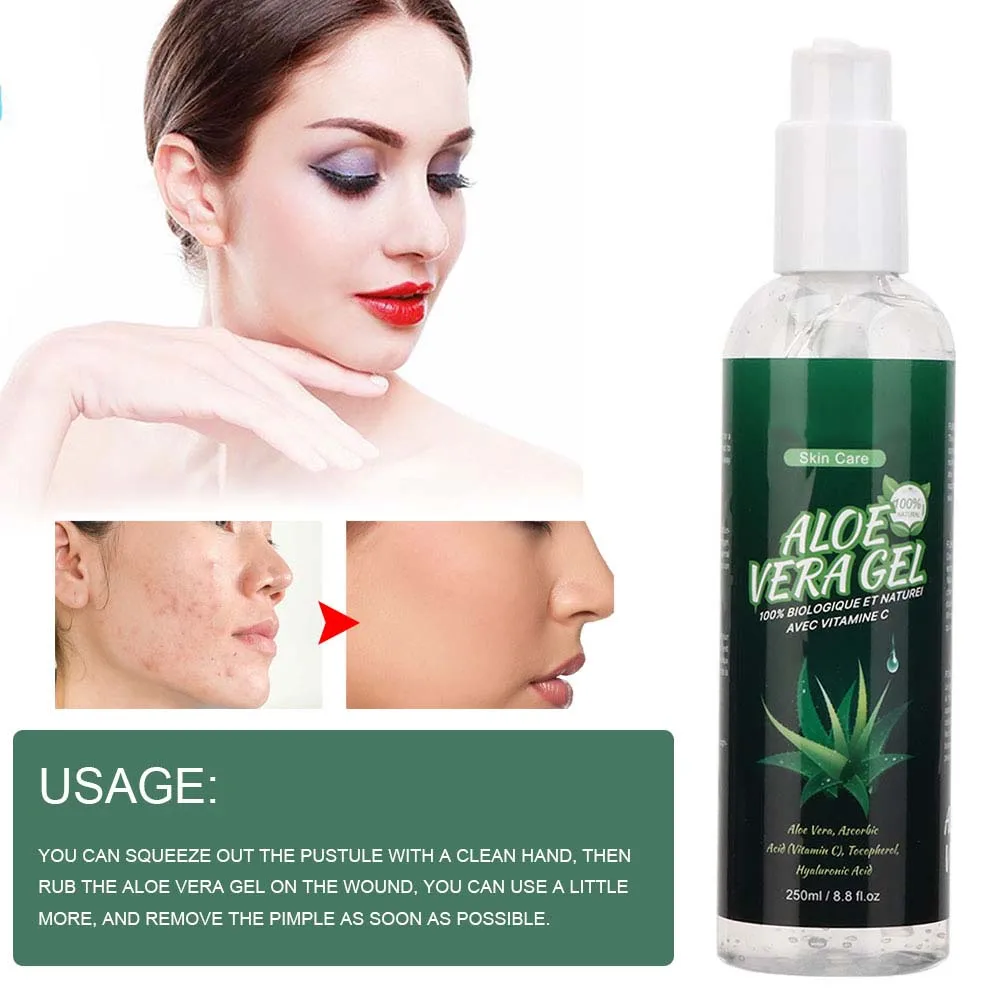 

MILE Aloe Vera Gel Hydrating Moisturizing Repair Nourish Skin Care 250ml