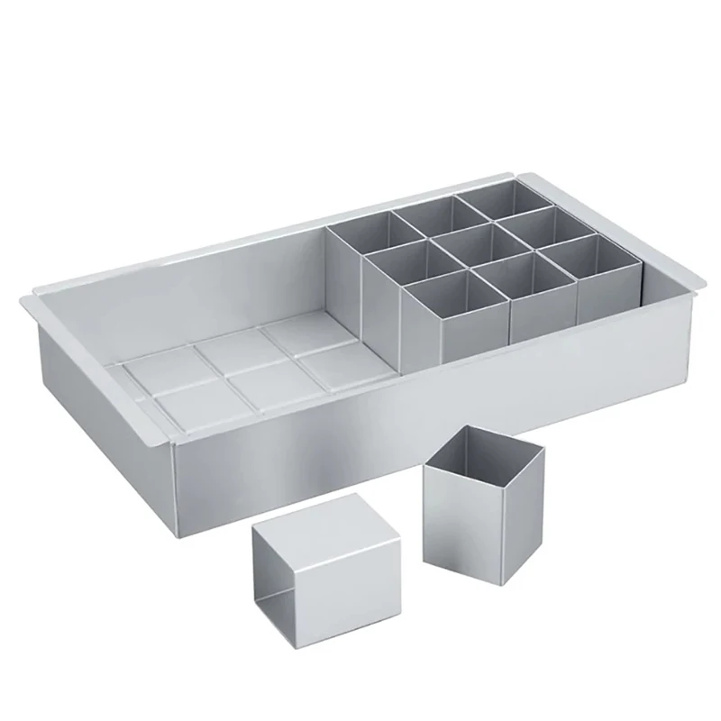 

Kitchen Rectangle Aluminum Alloy Movable Type Alphanumeric Puzzle Movable Type Baking Cake Mold Number Tins Mould