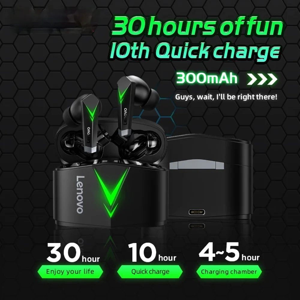 

TWS Gaming Headset 65ms Low Latency Wireless Earphone with Mic Bass Audio Sports Bluetooth Gamer Earbuds