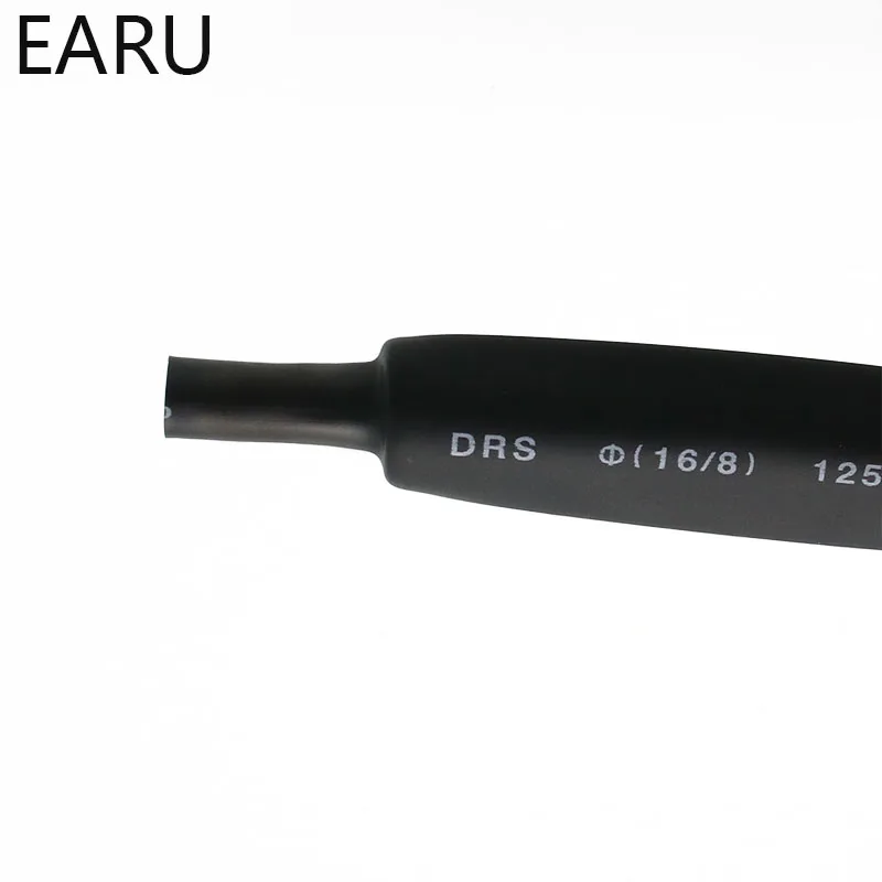 Термоусадочные трубки 2:1 термоусадочные черные 15 мм 16 18 20 22 25 28 30 35 40 Прямая