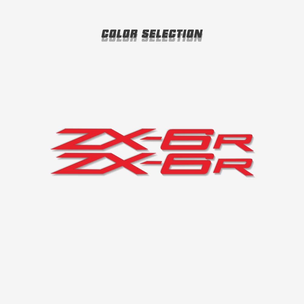 

New motorcycle bicycle fuel tank sticker wheel helmet MOTO waterproof reflective logo for KAWASAKI ZX-6R zx6r zx 6r