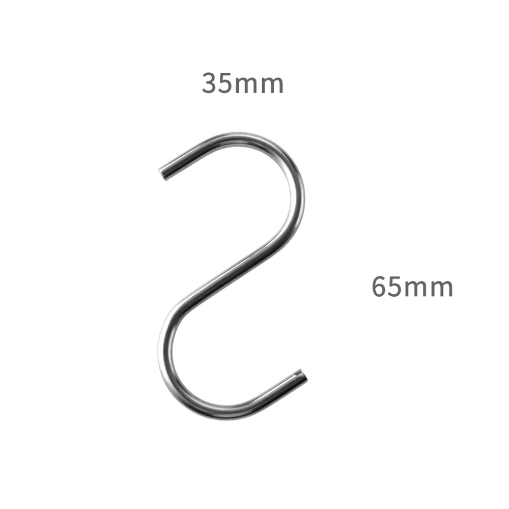 10 шт. S образные крючки для хранения одежды|Крючки и направляющие| |