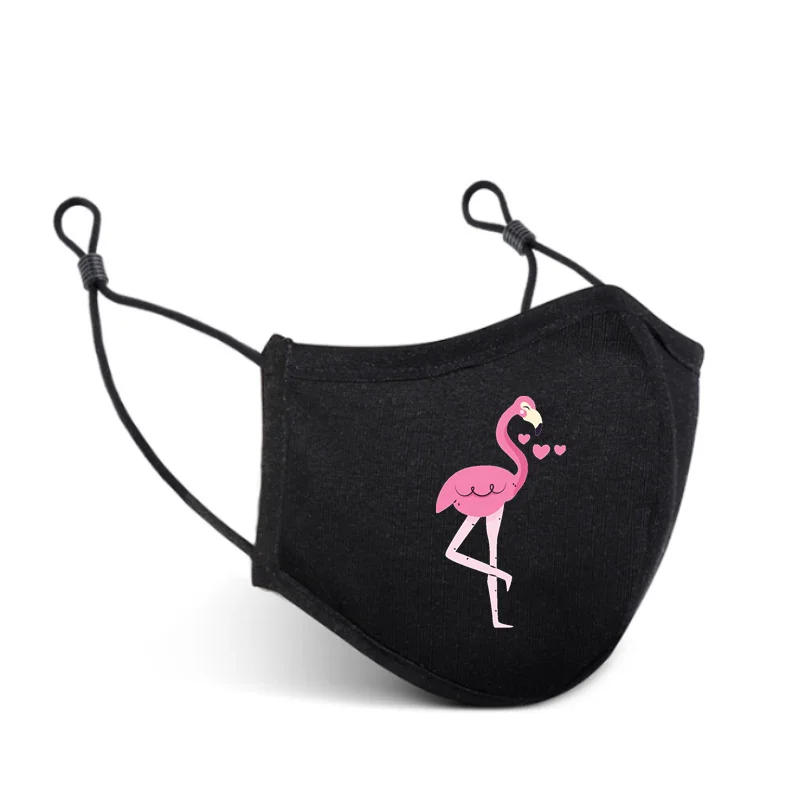

Flamingos In Love Matching Face Mask for Couples Cute Lover Mask Silver Ion Antibacterial High Quality Face Mask for Women Men