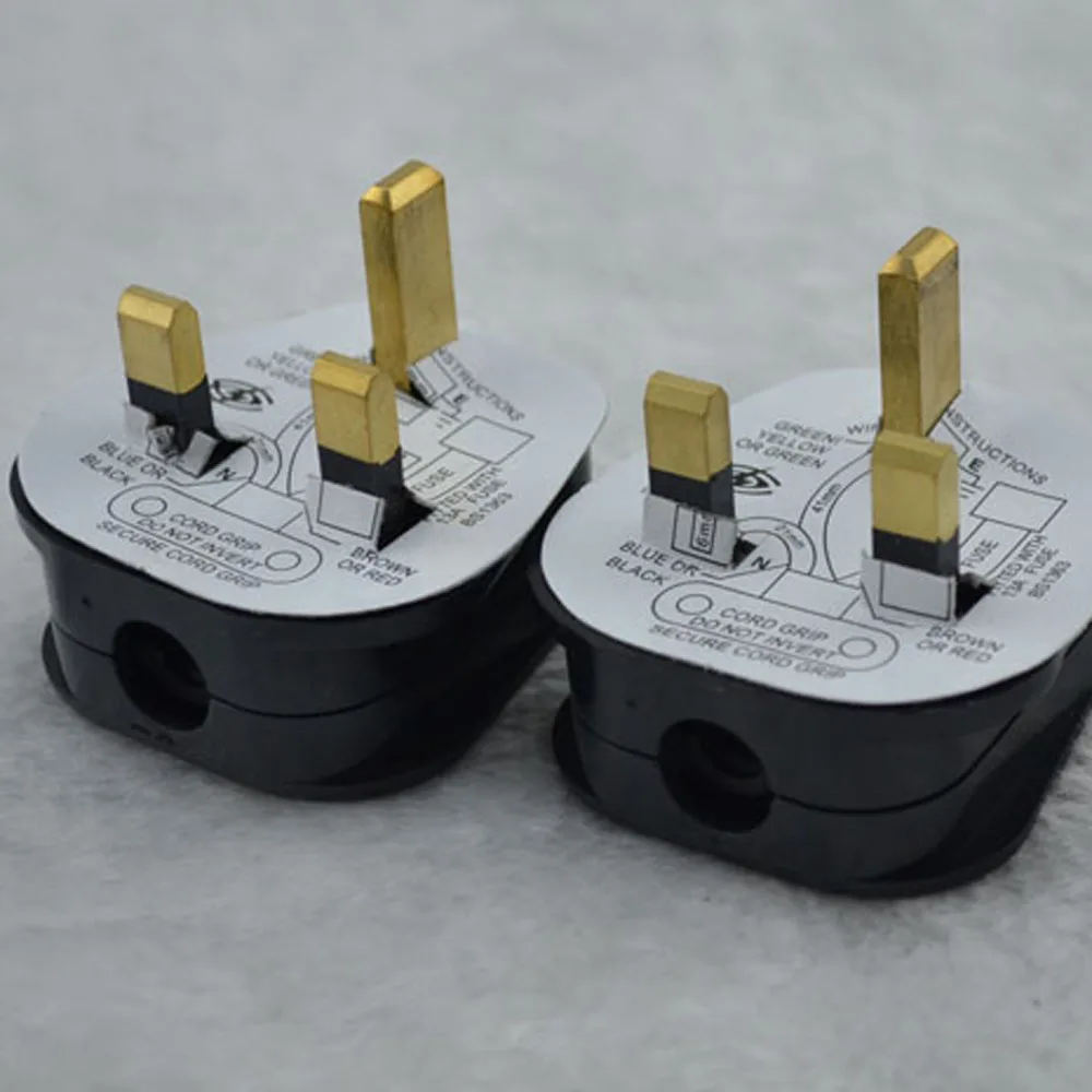 

5PCS Hi-End Audio UK Power Plug UK Connector for power cable HIFI UK Power plug