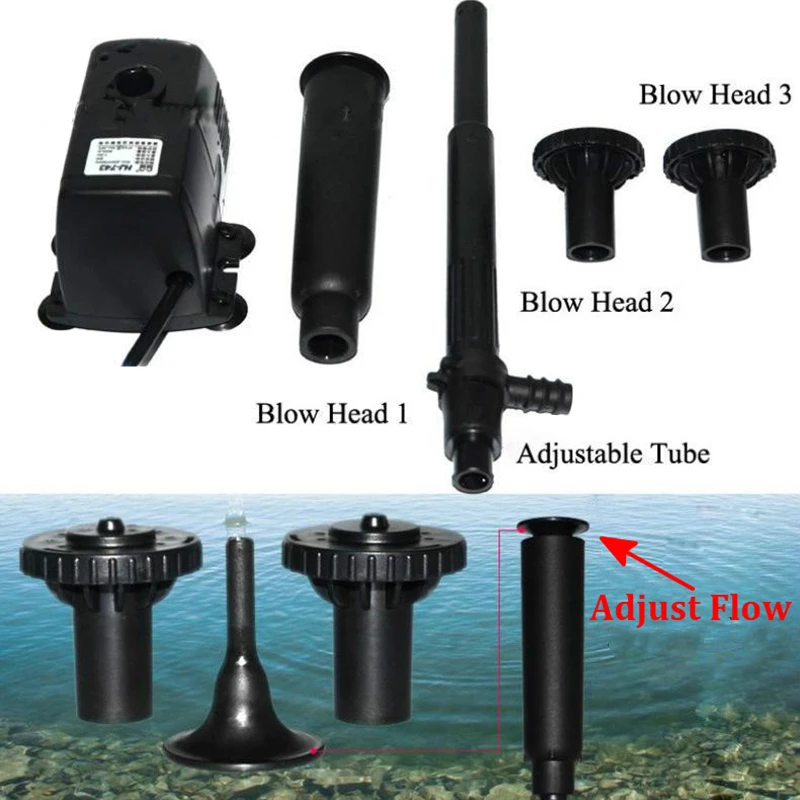 Погружной насос для аквариума 220 В 3 режима|Воздушные насосы и аксессуары| |