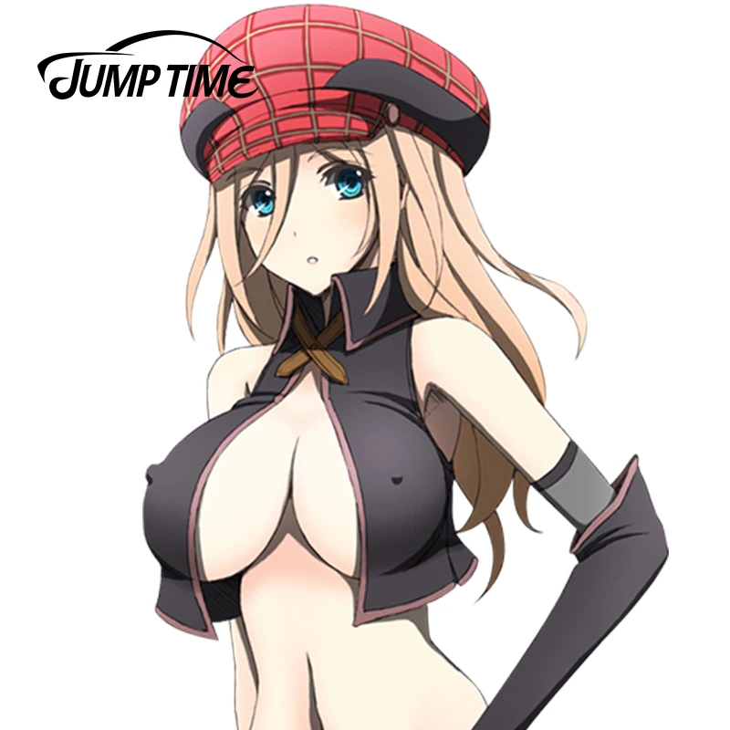 JumpTime 13cm x 9.4cm Prety Cute Girl Car-Styling Vehicle Anime God Eater Creative Car Stickers Waterproof Accessories | Автомобили и