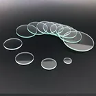 Прозрачный круглый плоский стеклянный объектив для светодиодных фонариков, 10 мм 15 мм 18 мм 19 мм 20 мм 21 мм 22 23 25 27 28 30 мм 34 35 38 40 мм 42 мм