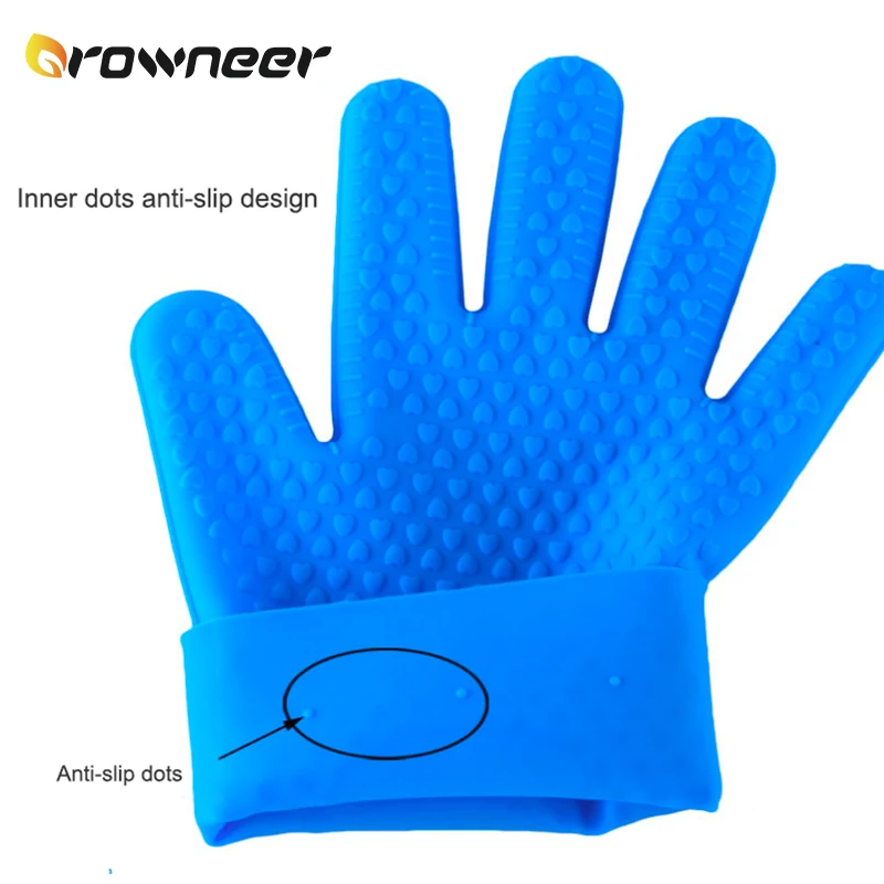 1 шт. термостойкие рукавицы для духовки Силиконовые перчатки держатель