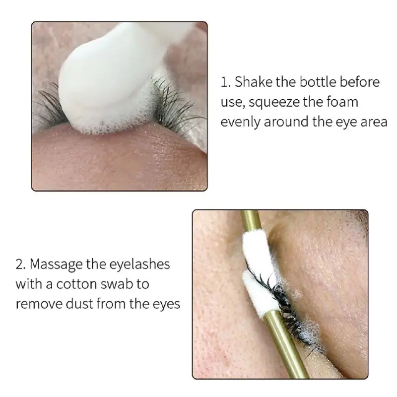 Мягкий пенный шампунь для ресниц Blueyes 100 мл|Средство снятия макияжа| |