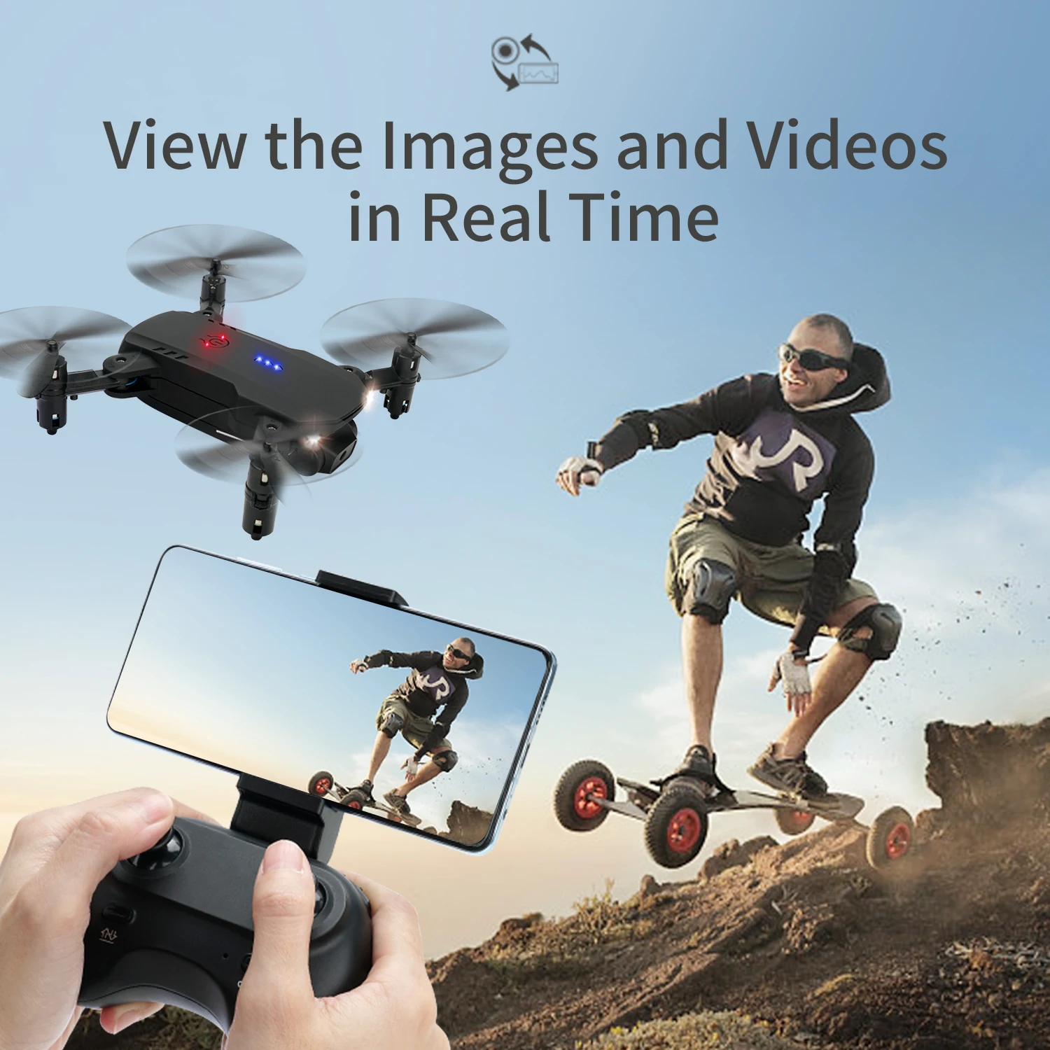 

Eachine D83 RC Drone Mini Quadcopter Dron FPV With 2.4G Wifi HD Camera Altitude Hold Foldable Plane RTF Easy to Control Toys