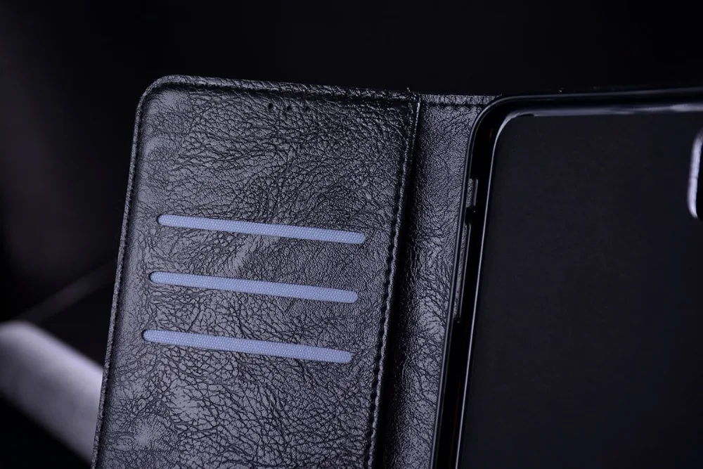 Для huawei Y7 чехол Роскошный кожаный флип-чехол с подставкой слот для карт чехол для телефона s для huawei Y7 funda без магнита