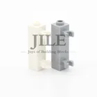 Moc модифицированный кирпич 1x1x3 с 2 зажимами, вертикальные 60583, сделай сам, развивающие строительные блоки, кирпичи, классические наборы, совместимые части сборки