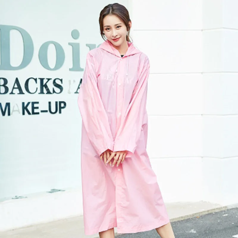 Модный женский дождевик из ЭВА плотные водонепроницаемые чехлы непромокаемый