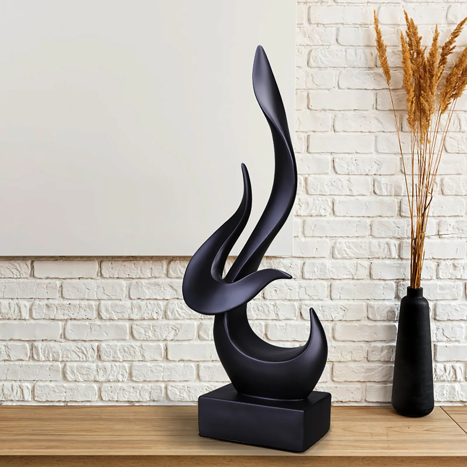 

Home Decoration Accessories For Living Room Ceramic Abstract Sculpture Handicraft Statues Office Desk Decoration Art Fgurines