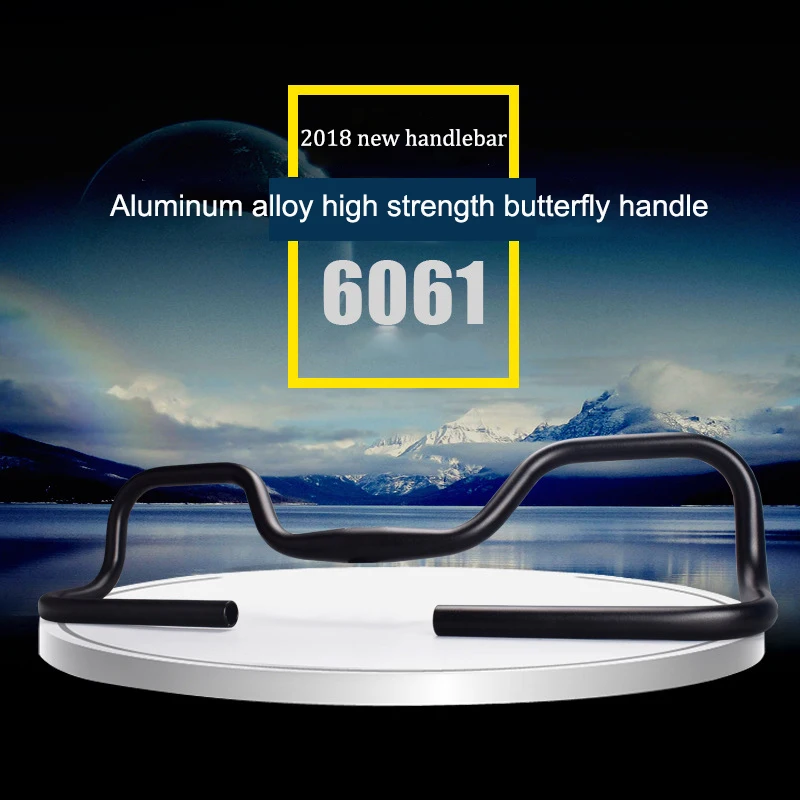 Велосипедный руль из алюминиевого сплава с бабочкой BMX для отдыха