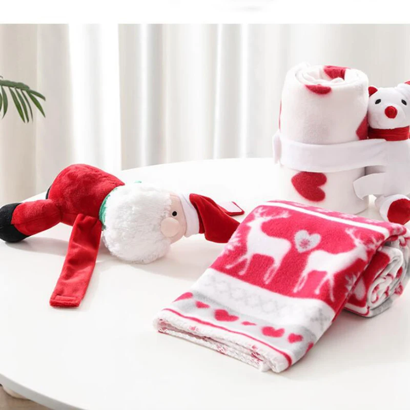 

Newborn Blanket Santa Claus Cartoon Dog Soft Baby Toddler Blanket Blanket Nursing