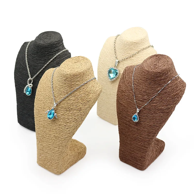 

Мини-подвеска из соломы с L-образным портретом, подвеска для ожерелья, реквизит для демонстрации ювелирных изделий