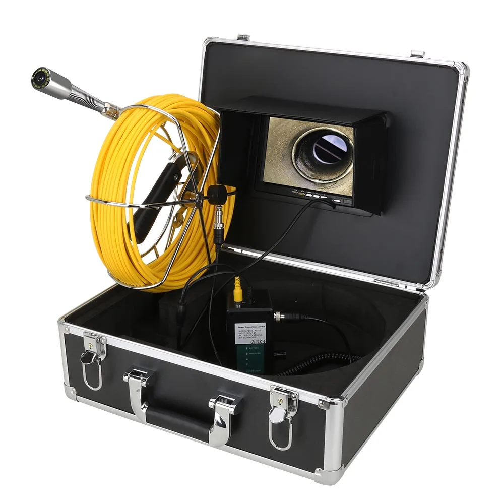 Видеокамера для обследования канализационных труб 7 дюймов камера 512 Гц локатор