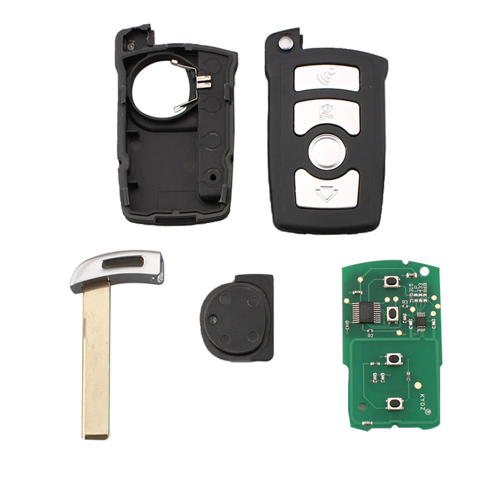 1 шт. PC7992 4 кнопки полный дистанционный ключ для автомобиля чип PCF7945 315 Гц CAS1 CAS2