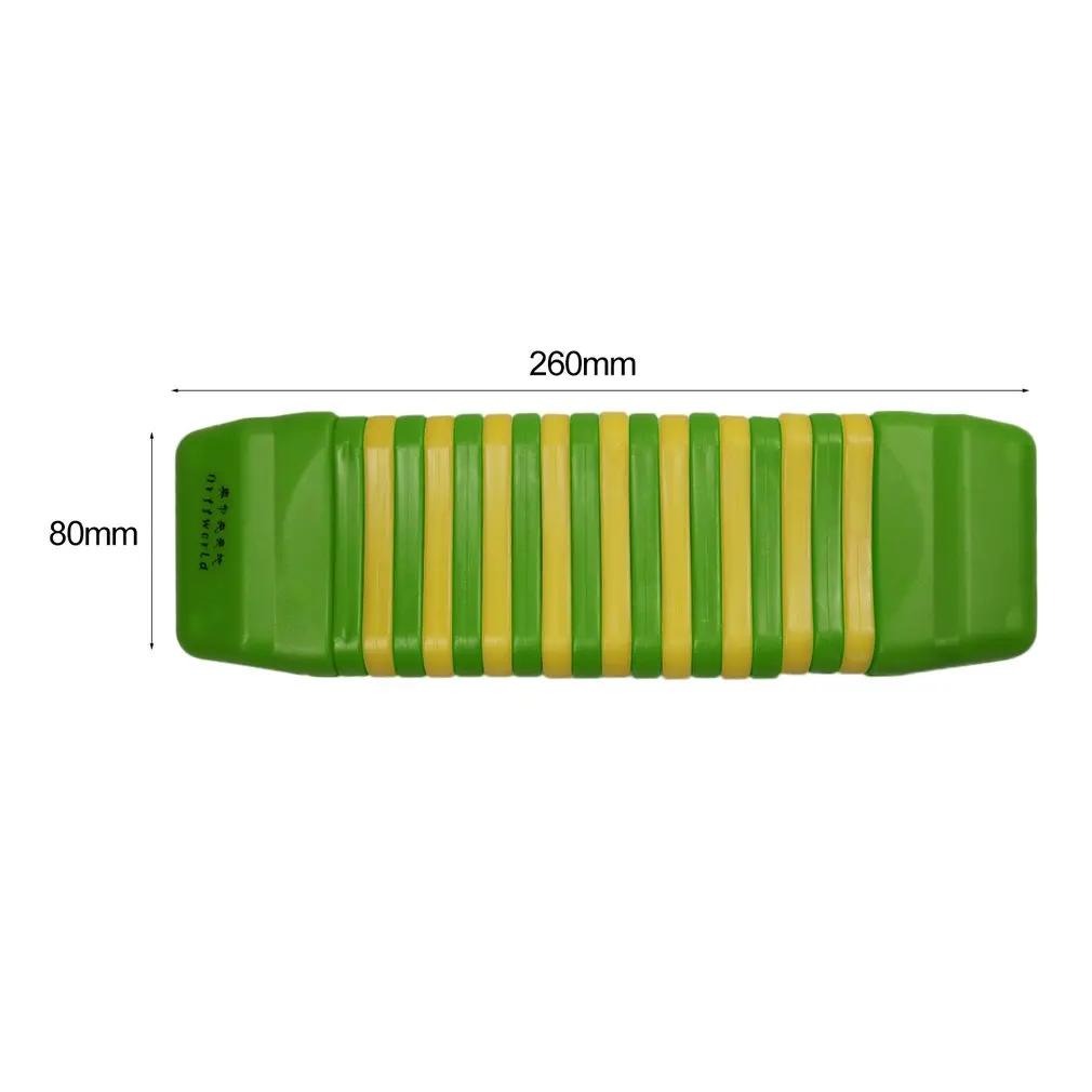 

Rectangle Solid Wood Musical Instrument Clear Nice Sound Hands Play Toys 17 Plates Child Kids Early Learning Toys for Gifts