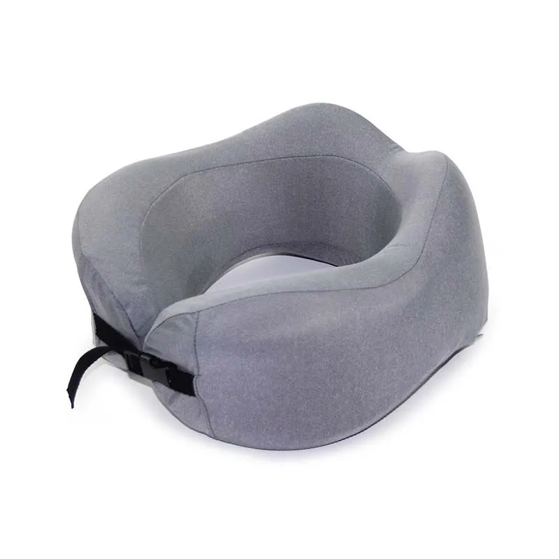 Light Grey Пены памяти глубокий сон шеи подушки самолет автомобиль Ортопедическая подушка шеи шейки физиотерапии подушка - Цвет: Light Grey