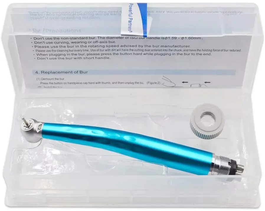 

Dental Handpiece Light Blue LED Light Implement Stable and Reliable 4H (5 Pieces)