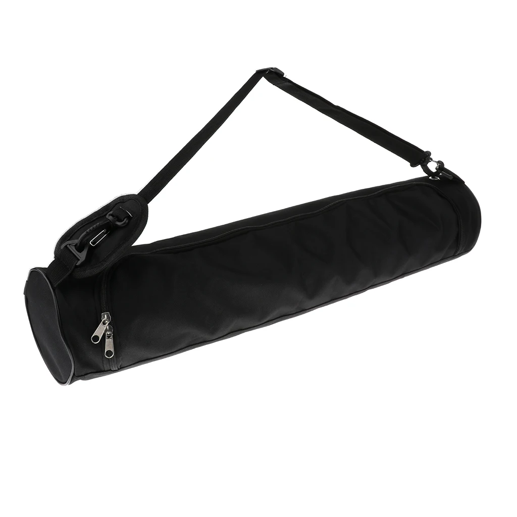 73cm Black Сумка для Йога-коврика Фитнес Спортивные холщовые водонепроницаемые Оксфорд матерчатый Коврик для йоги сумка для йоги с ремешком фитнес и бодибилдинг доступ - Цвет: 73cm Black