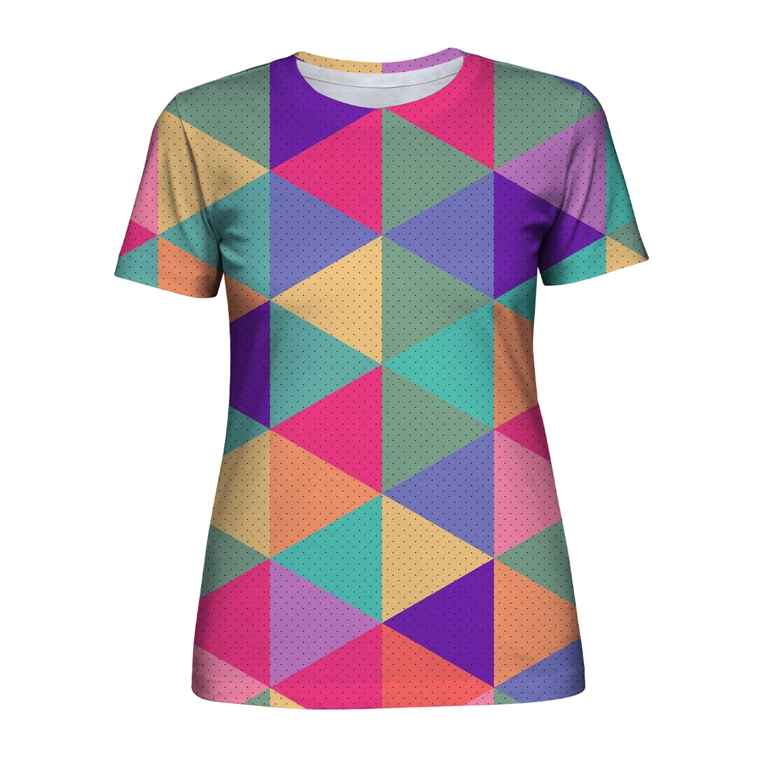 

2021 New 3D Printing Ladies Tshirts Women's Round Neck Short Sleeved Shirt Quick Drying Clothes Unisex T-shirt Female Plus Size