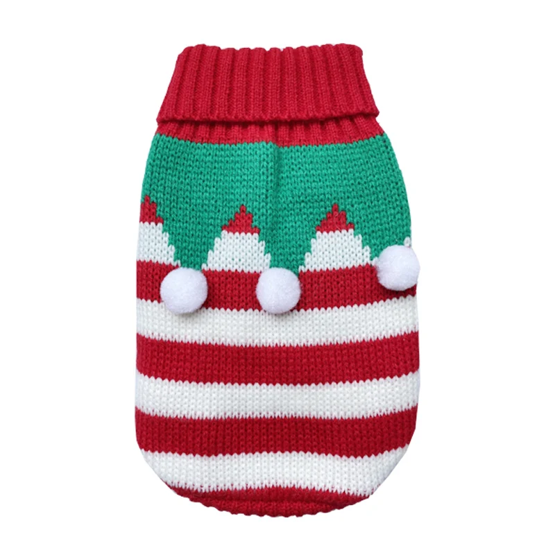 Рождественская Одежда для собак зимняя женская одежда толстовка с капюшоном