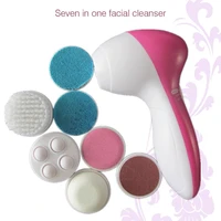 seven in one facail cleansing instrument electric face wash brush face massage beauty instrument face wash brush