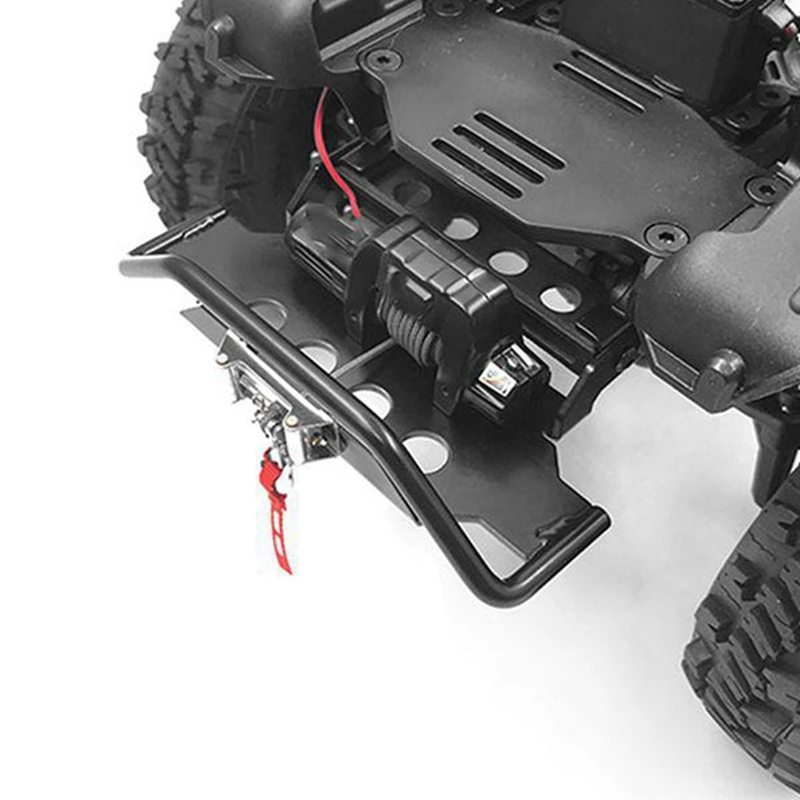 

Front and Rear Teeth Adjustable Front Steering + Support Rod Connecting Rod with RC Car Metal Front Bumper