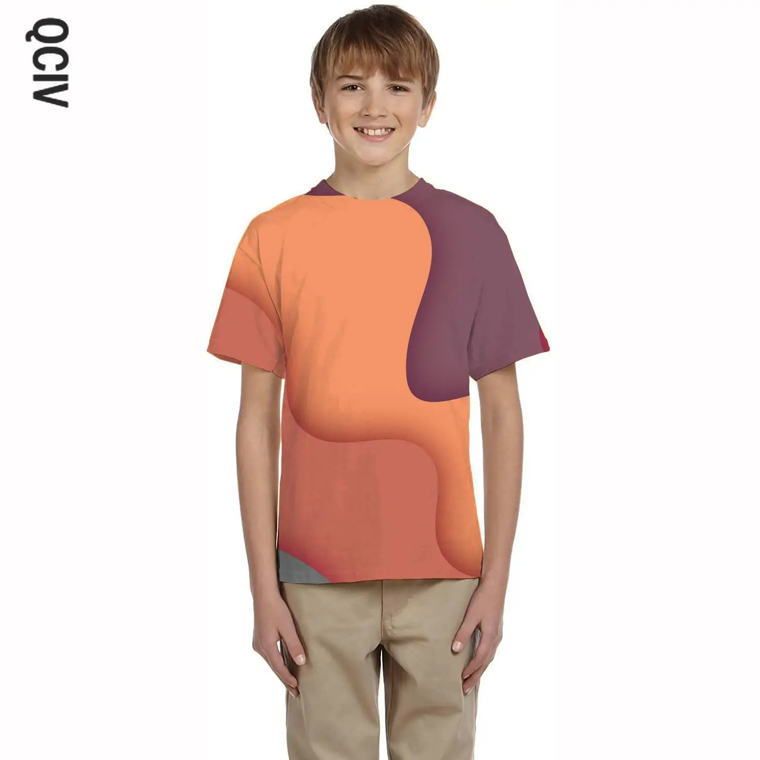 

QCIV Colorful T-shirt boy Geometry Tshirt Printed Abstract Tshirts Casual Harajuku T-shirts 3d Short Sleeve T shirts New Style
