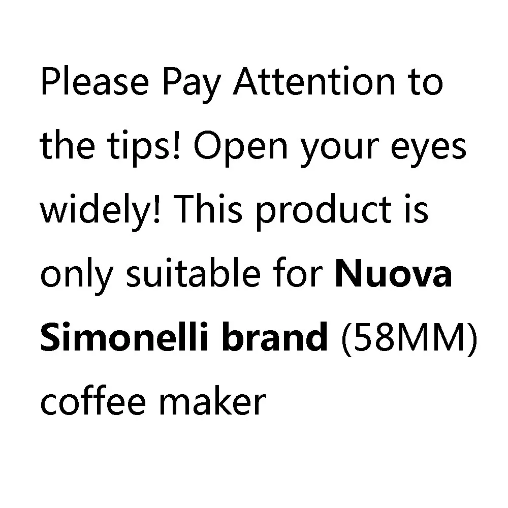 Ecocoffe Bottomelss портафильтр 58 мм применяется к E61 nuva Simonelli Appia/musica/oscar 304 ручка кофемашины из нержавеющей стали