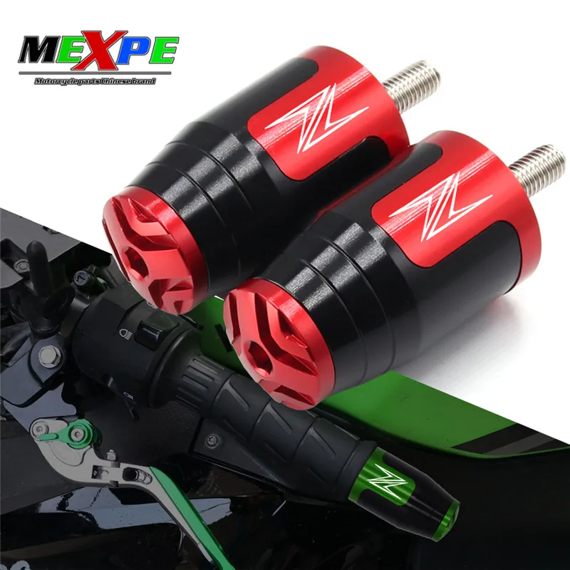 

Motorcycle handlebar plug balance terminal Kawasaki z1000 z900 z800 z750 z900rs z650 z400 z300 z250 CNC aluminum alloy accessori