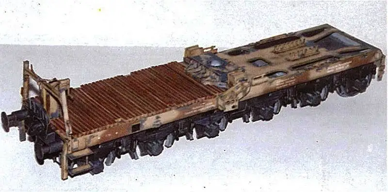 90 см Второй мировой войны немецкая армия K5 поезд пистолет Leopold DIY 3D бумажная карточка модель Конструкторы строительные игрушки Военная Модель