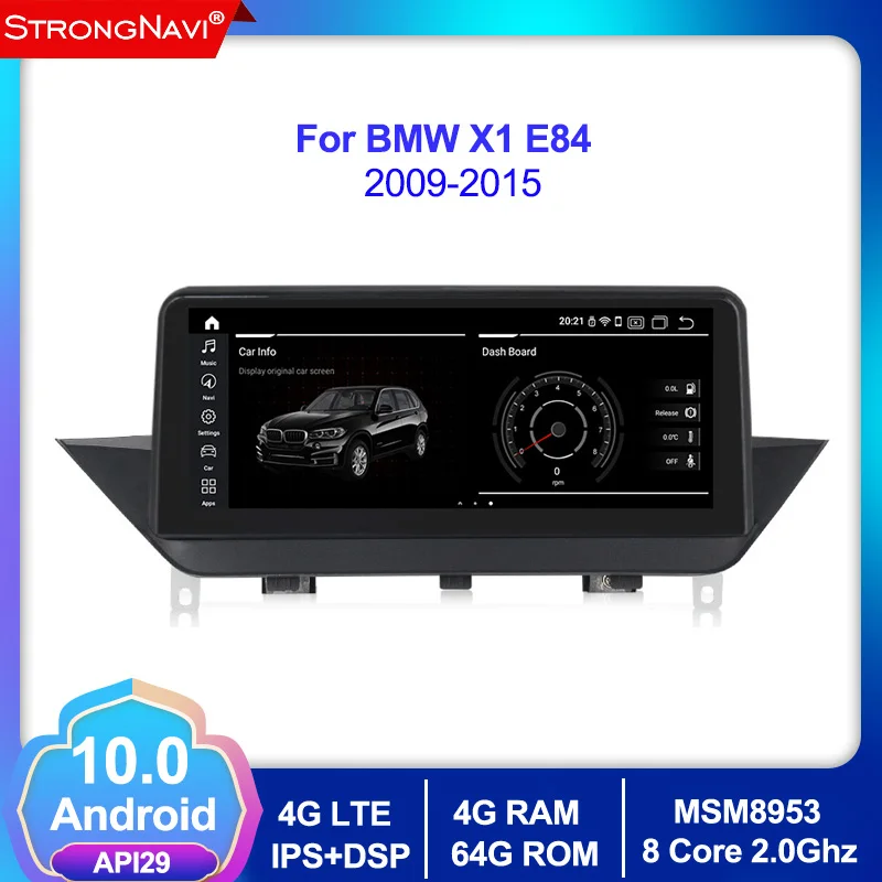 Qualcomm 8 ядерный Android 10 0 4G lte Автомобильный GPS навигатор Аудио радио плеер для BMW X1 E84