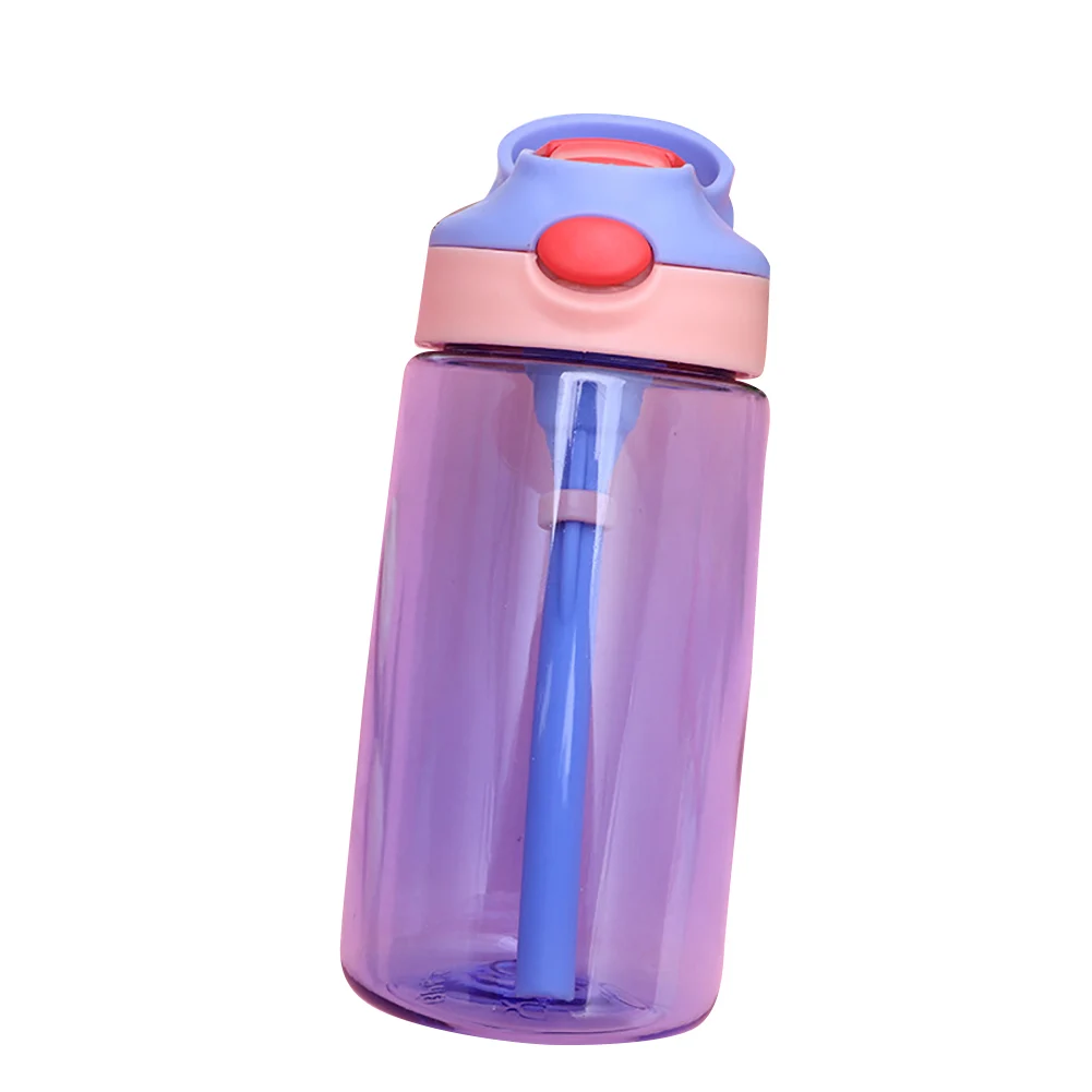 

Lightweight Travel Home Baby Portable Drinkware Container Water Bottle With Straw School Feeding Children Cup Leak Proof Handle