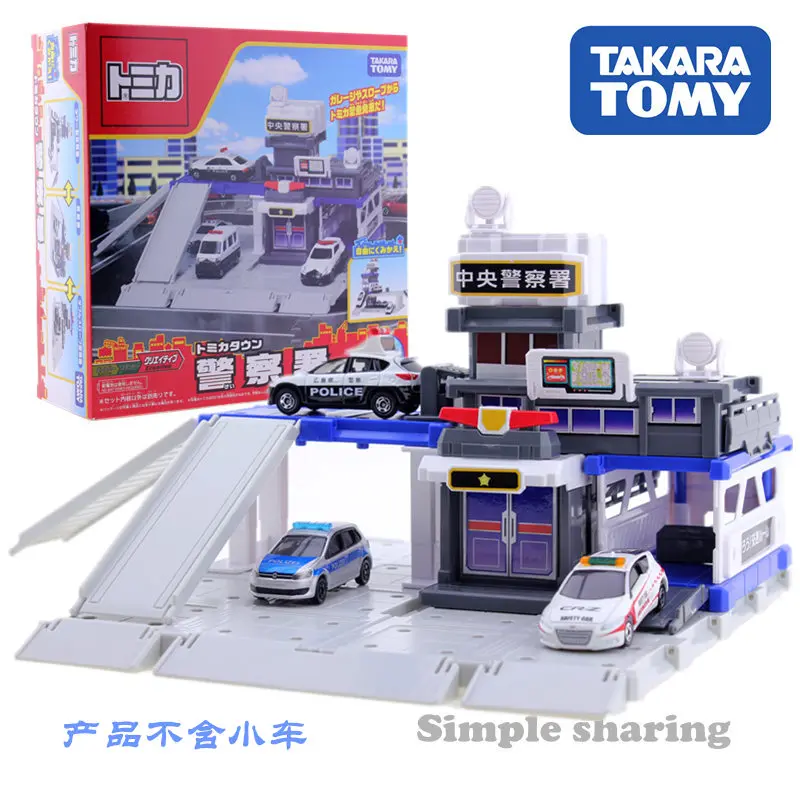 Takara Tomy Tomica World Town Build City Series аксессуары для сцен японский центральный полицейский