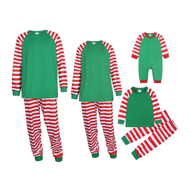 Conjunto de pijamas a juego para Familia, atuendo para ni&ntilde;as peque&ntilde;as, ropa de dormir para ni&ntilde;os, conjunto de sal&oacute;n de Navidad-0