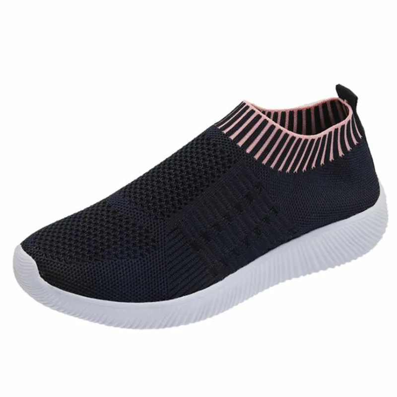 

Large size running women's shoes new fashion casual breathable women platform sneakers bottom womens mesh sports shoes loafers